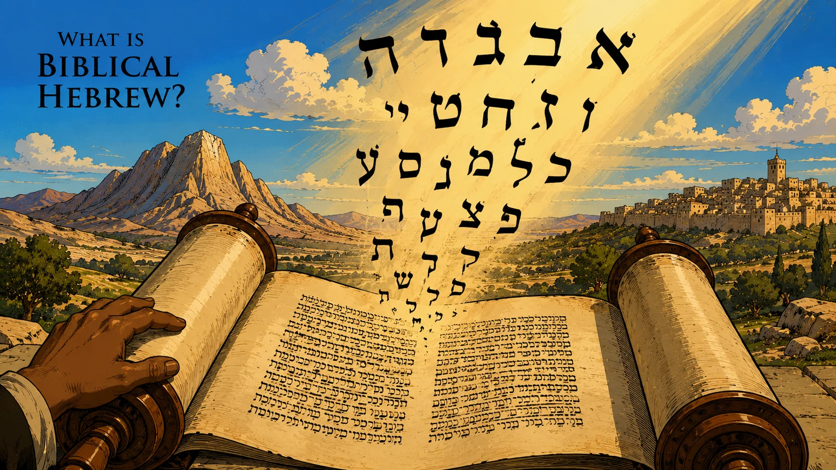 The Hebrew Alphabet — all 22 letters