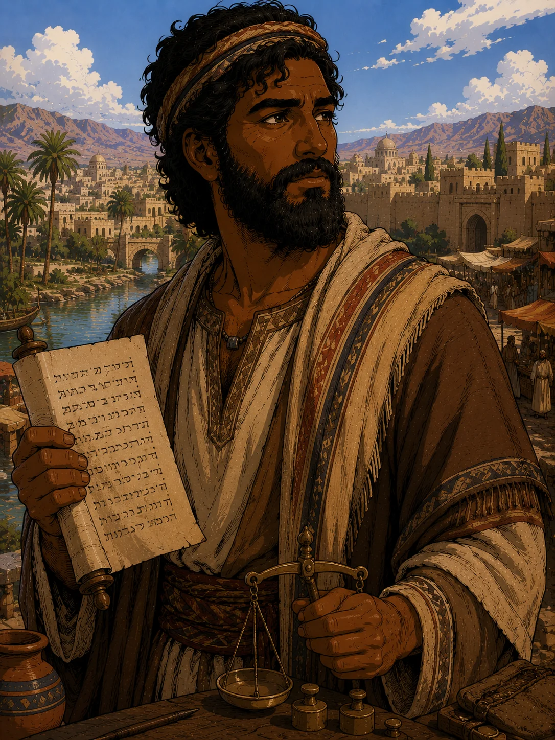 Aram — son of Shem, father of the Arameans; his language became the lingua franca of the ancient Near East and the daily tongue of Second Temple Israel