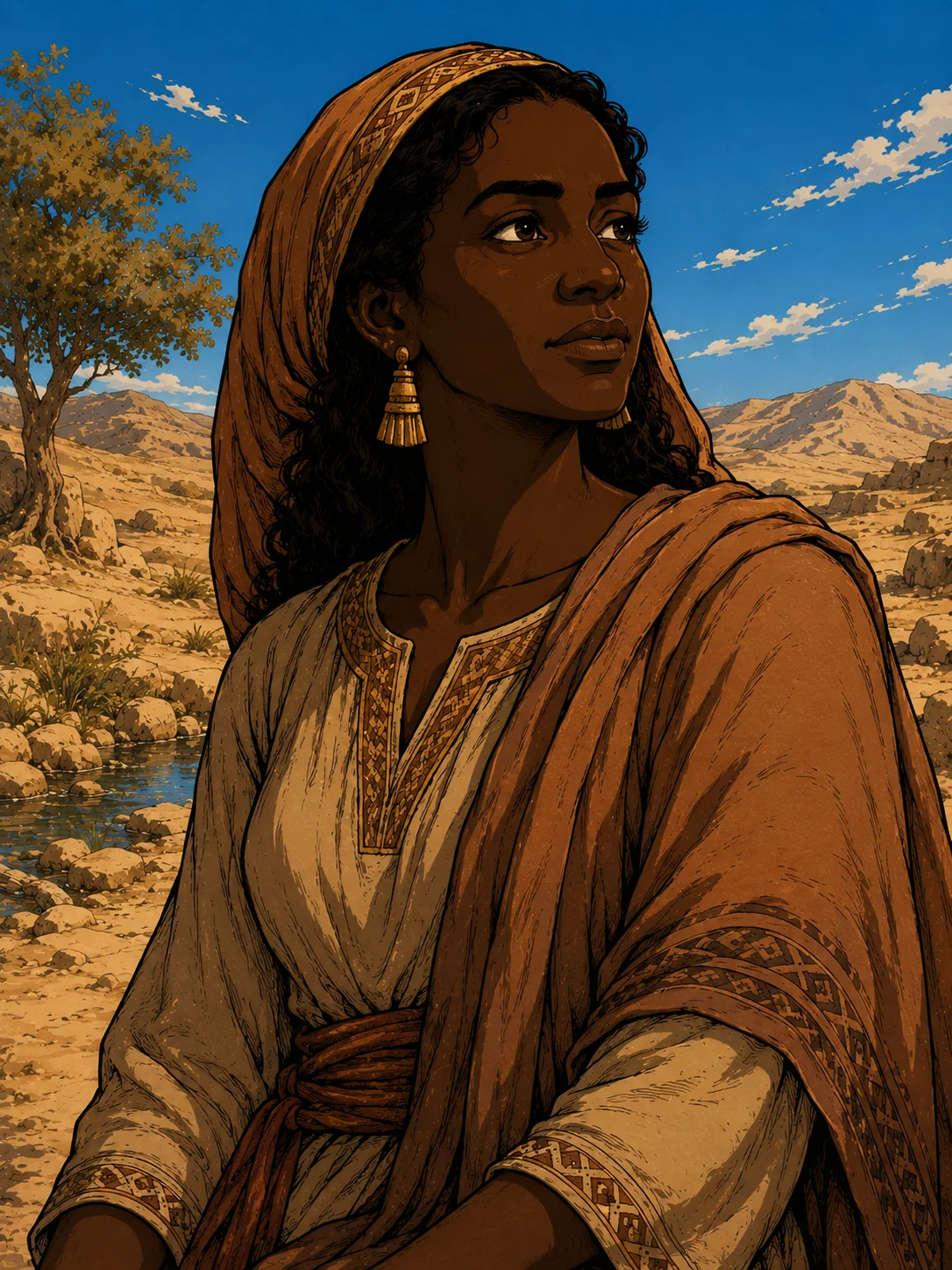 Hagar — Egyptian servant of Sarah, mother of Ishmael; the first person in Scripture to name God, calling him El Roi — the God who sees