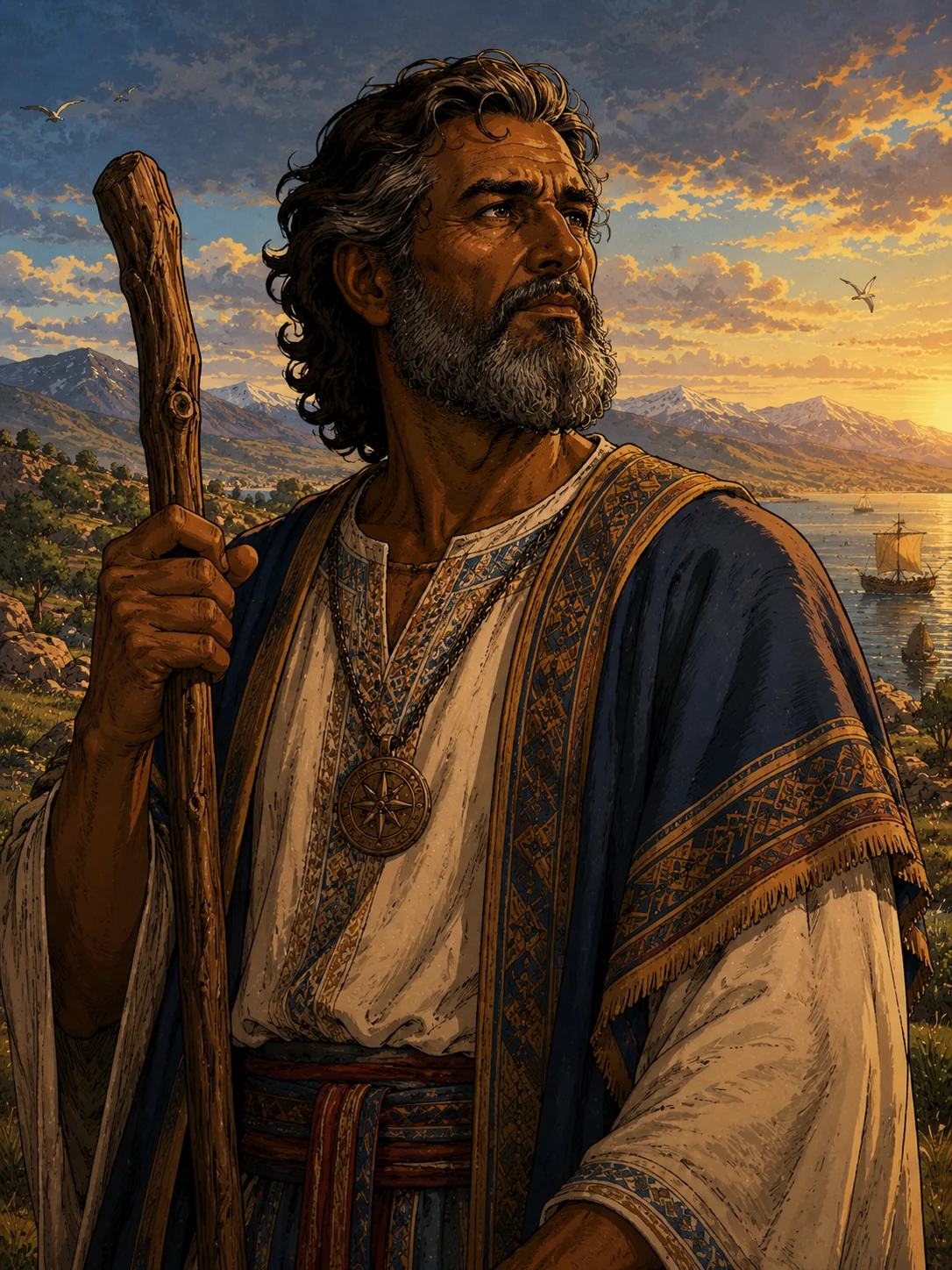 Yefet (Japheth) — son of Noah, ancestor of the northern and western nations; father of Gomer, Magog, Javan, and others
