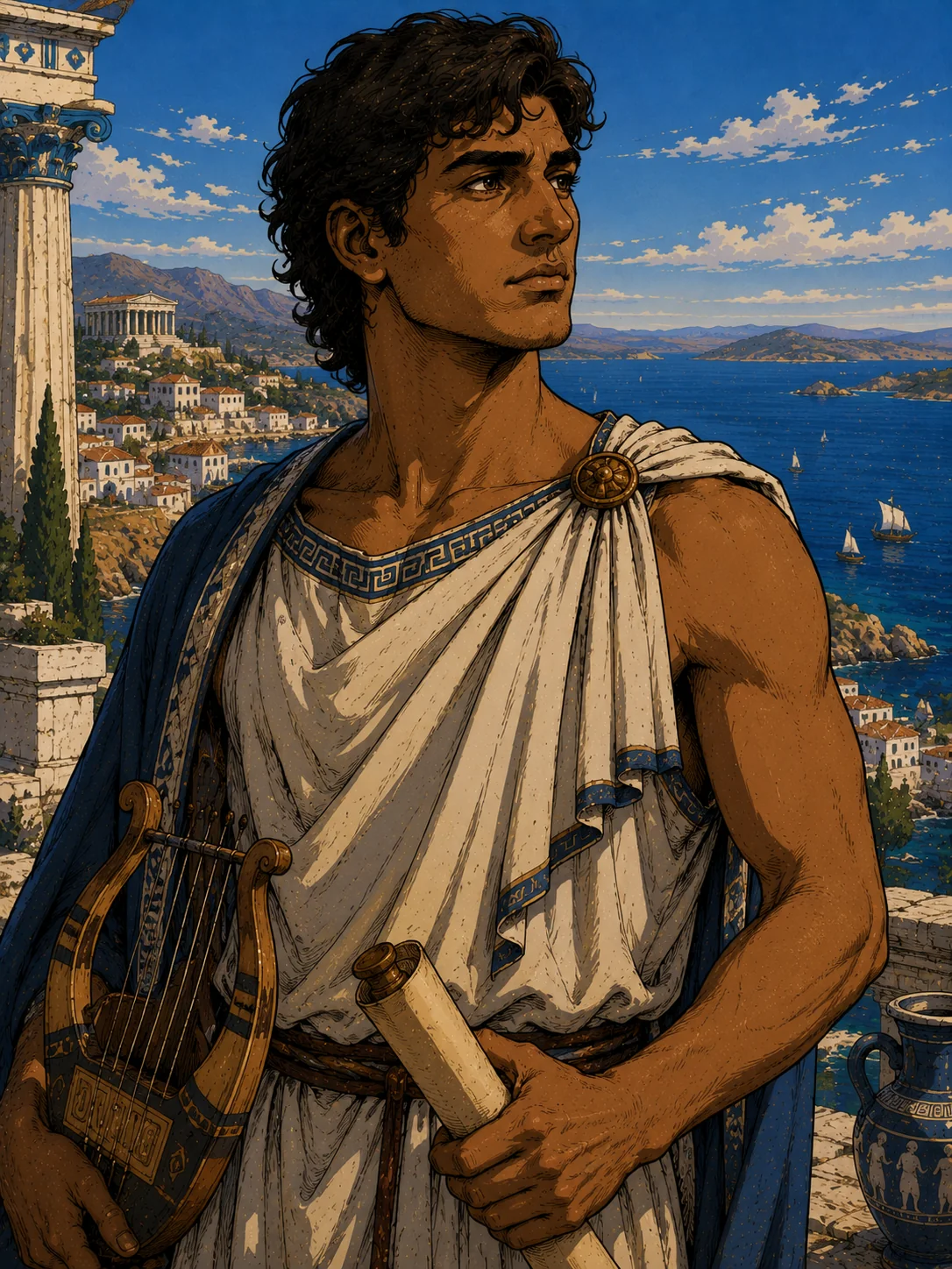 Yavan (Javan) — son of Japheth, progenitor of the Greeks; the Hebrew name for Greece, still used today