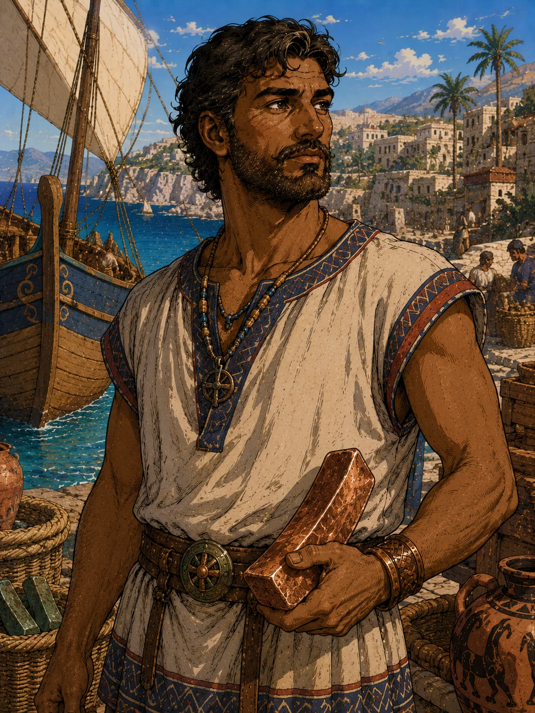 Kittim — son of Javan, grandson of Japheth; the island people of Cyprus whose name became a prophetic cipher for western empire