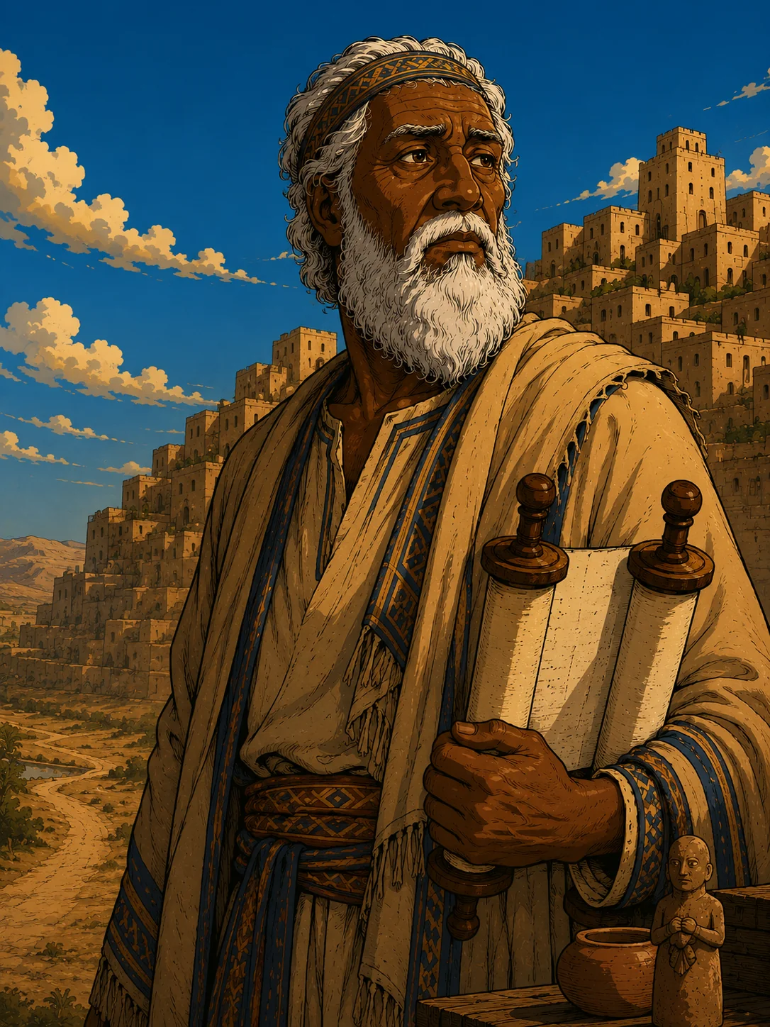 Terah — Father of Avraham; led the family from Ur toward Canaan but settled in Charan